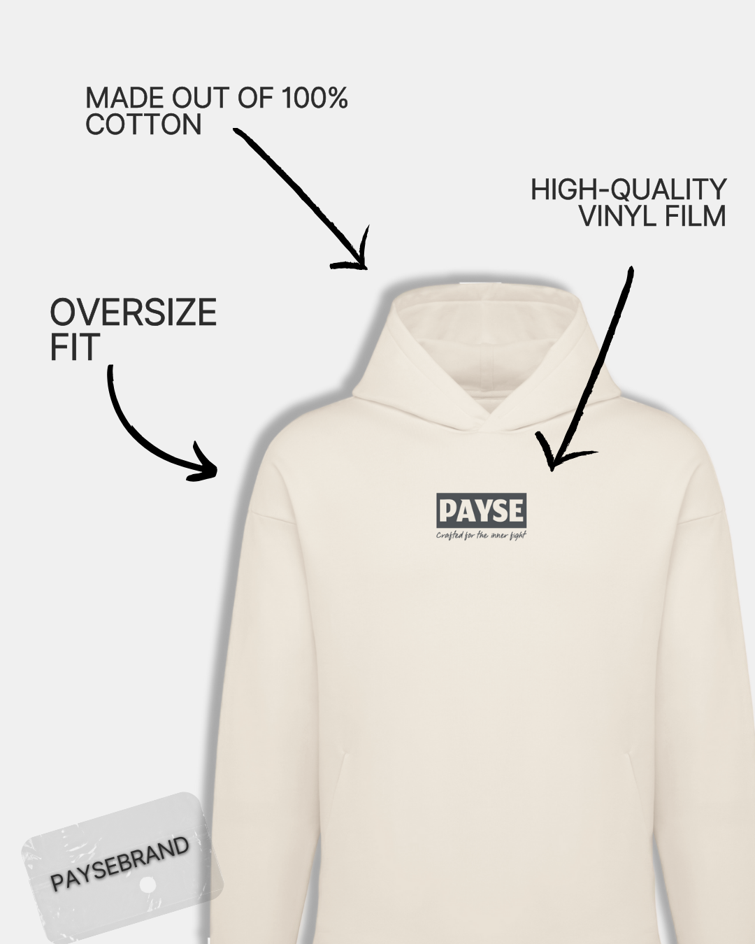 PAYSE Hoodie Box Logo