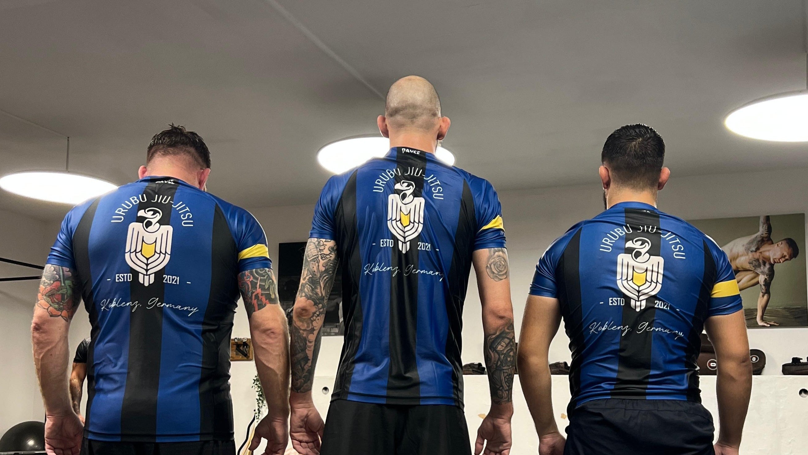 PAYSE Athleten die eine Jiu Jitsu Übung ausüben